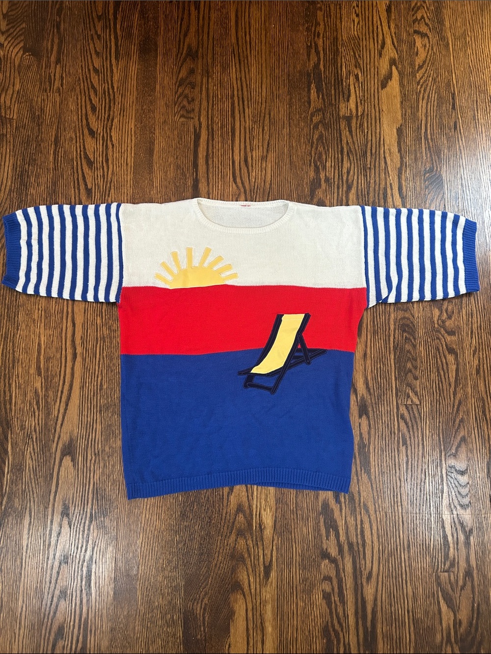 Vintage 90s Short Sleeve Knit Sweater